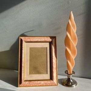 Peachy Pink Cloud Picture Frame